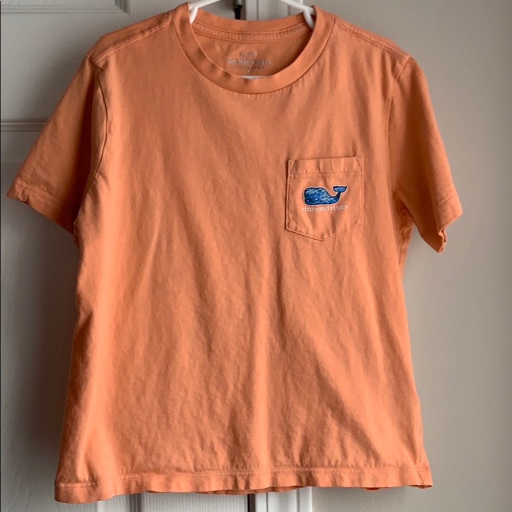 Boy’s Vineyard Vines Orange/Peach Shirt